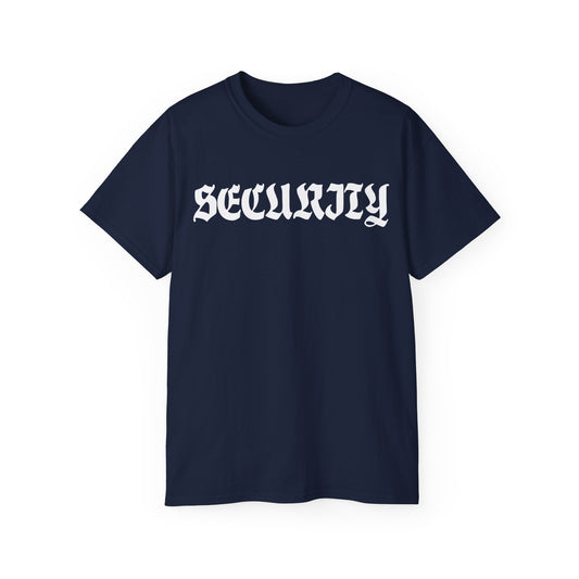 Security on Back Tee