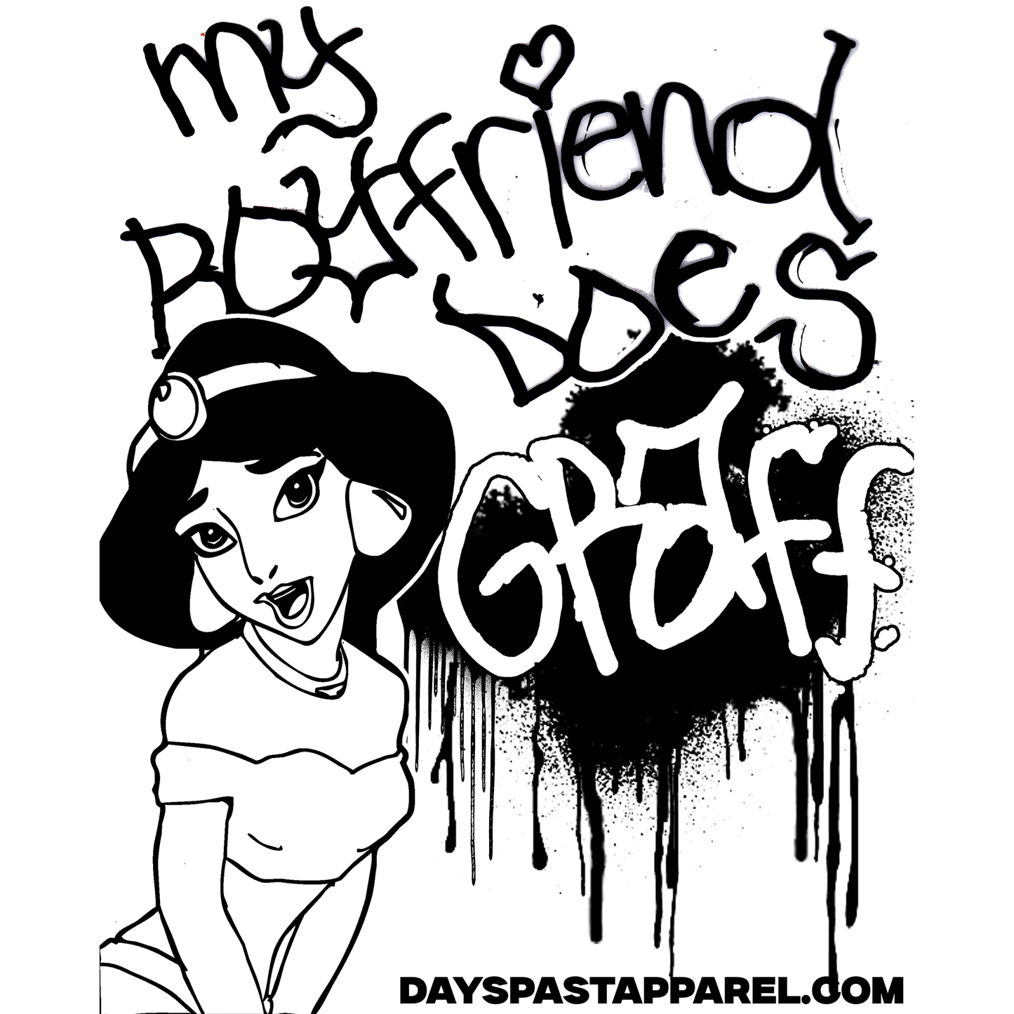 My Boyfriend Does Graff Sticker